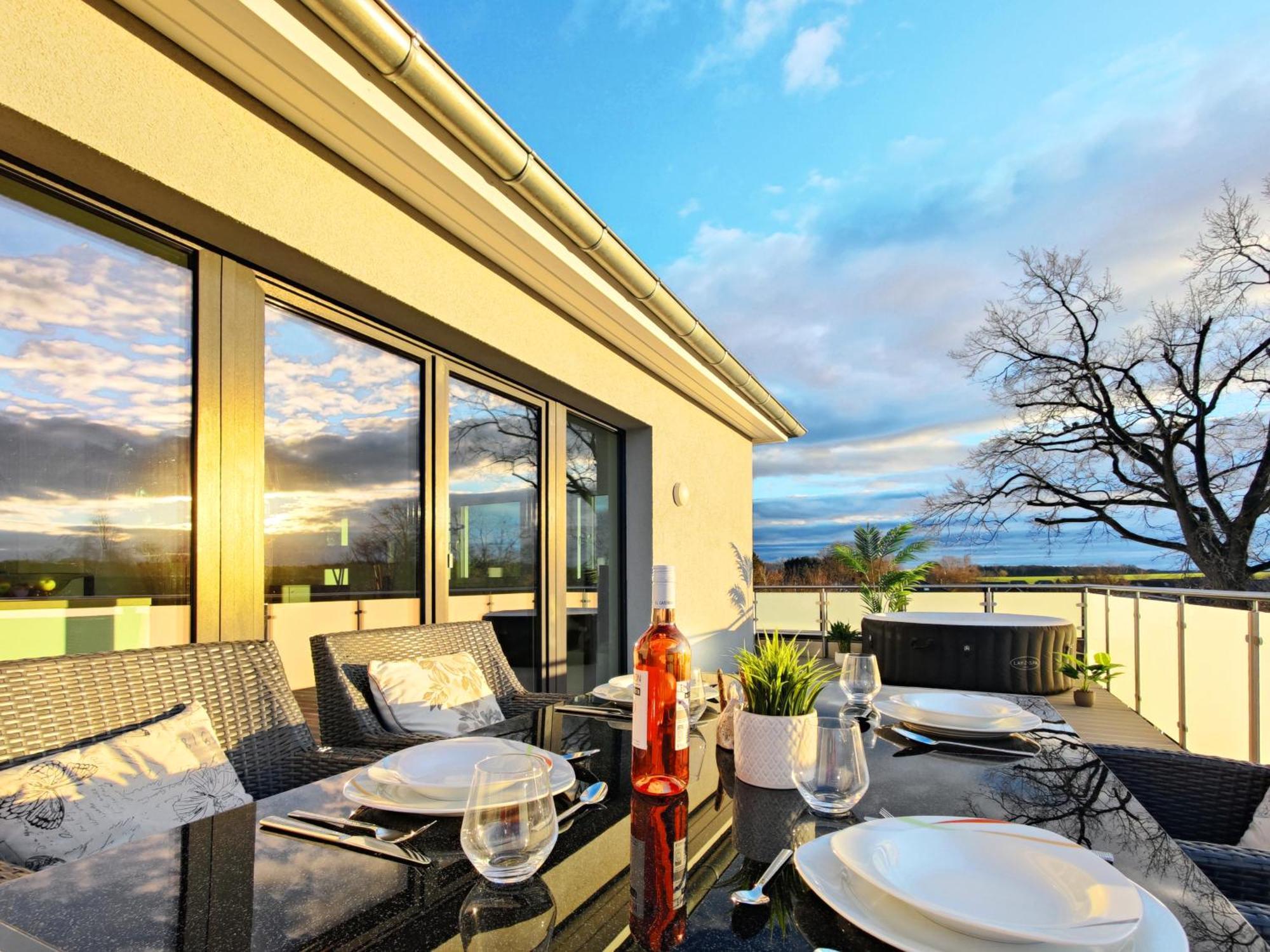 Penthouse Mit Whirlpool Bei Hannover Burgwedel (Lower-Saxony) Exterior foto