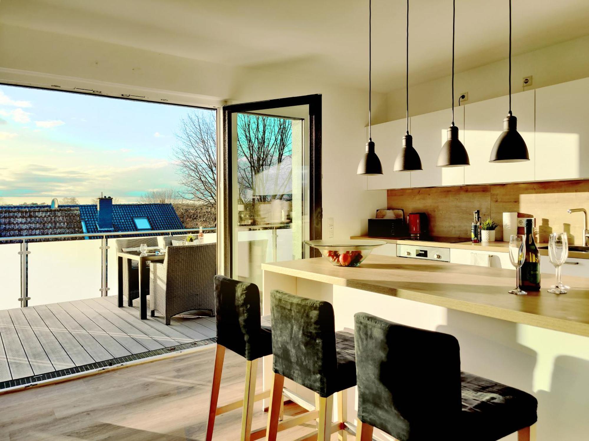 Penthouse Mit Whirlpool Bei Hannover Burgwedel (Lower-Saxony) Exterior foto